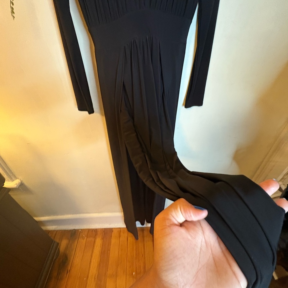 Fashion Nova Black Elegant Dress